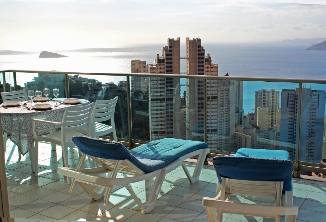 Skyline 26 Stunning Sea Views From A 2-Bedroom Apartment On The 26Th Floor Benidorm Luaran gambar