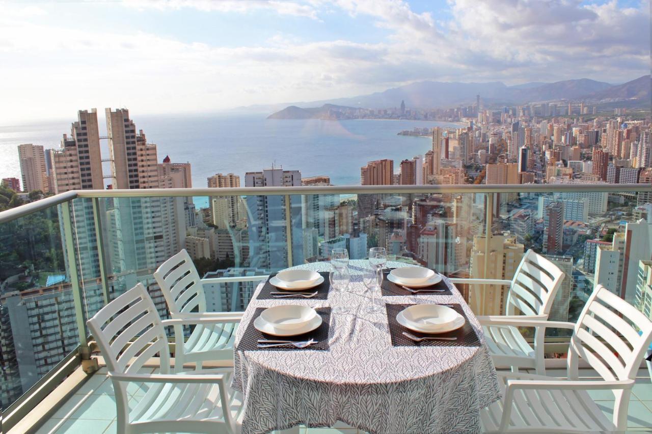 Skyline 26 Stunning Sea Views From A 2-Bedroom Apartment On The 26Th Floor Benidorm Luaran gambar