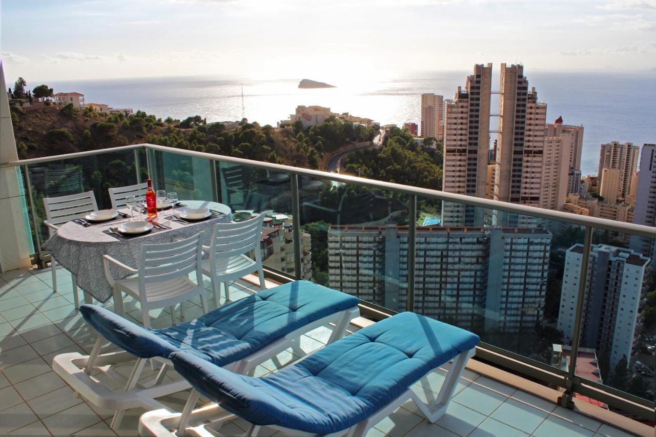 Skyline 26 Stunning Sea Views From A 2-Bedroom Apartment On The 26Th Floor Benidorm Luaran gambar