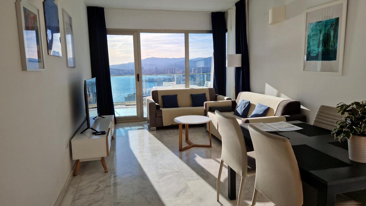 Skyline 26 Stunning Sea Views From A 2-Bedroom Apartment On The 26Th Floor Benidorm Luaran gambar